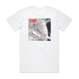 Saga The Chapters Live Album Cover T-Shirt White Saga The Chapters Live Album Cover T-Shirt White