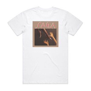 Saga Behaviour 1 Album Cover T-Shirt White Saga Behaviour 1 Album Cover T-Shirt White