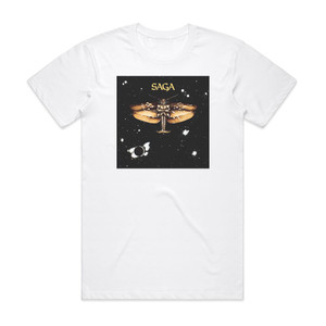 Saga Saga Album Cover T-Shirt White Saga Saga Album Cover T-Shirt White