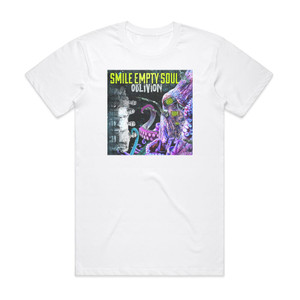 Smile Empty Soul Oblivion Album Cover T-Shirt White