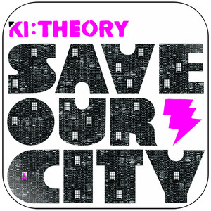 KiTheory Save Our City Album Cover Sticker
