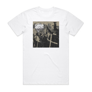 Slowmotion Apocalypse Obsidian Album Cover T-Shirt White Slowmotion Apocalypse Obsidian Album Cover T-Shirt White