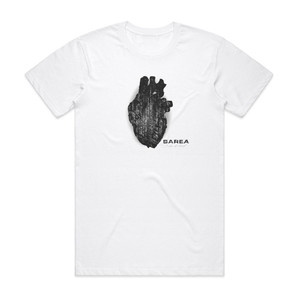 Sarea Black At Heart Album Cover T-Shirt White