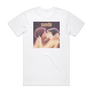 Suede Suede Album Cover T-Shirt White Suede Suede Album Cover T-Shirt White