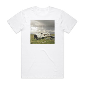 Suede Sci Fi Lullabies Album Cover T-Shirt White