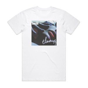 Suede Electricity Album Cover T-Shirt White
