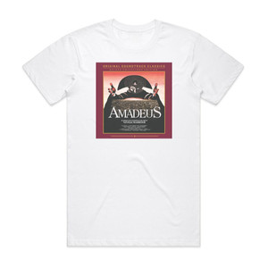 Sir Neville Marriner Amadeus Album Cover T-Shirt White Sir Neville Marriner Amadeus Album Cover T-Shirt White