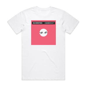 Silverstein The Afterglow Aquamarine Album Cover T-Shirt White Silverstein The Afterglow Aquamarine Album Cover T-Shirt White
