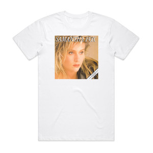Samantha Fox Samantha Fox 2 Album Cover T-Shirt White Samantha Fox Samantha Fox 2 Album Cover T-Shirt White