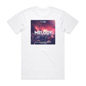 Steve Aoki Melody Album Cover T-Shirt White Steve Aoki Melody Album Cover T-Shirt White