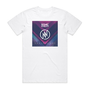 Sonic Syndicate Confessions Album Cover T-Shirt White Sonic Syndicate Confessions Album Cover T-Shirt White