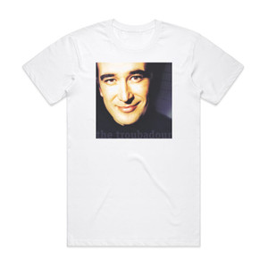 Steinar Albrigtsen The Troubadour Album Cover T-Shirt White Steinar Albrigtsen The Troubadour Album Cover T-Shirt White