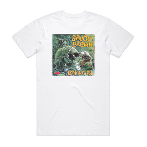 Savoy Brown Looking In Album Cover T-Shirt White Savoy Brown Looking In Album Cover T-Shirt White