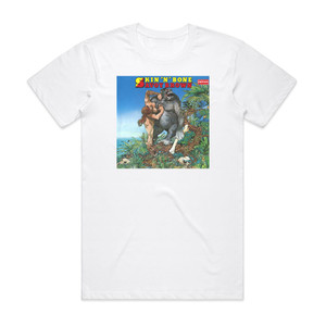 Savoy Brown Skin N Bone 1 Album Cover T-Shirt White Savoy Brown Skin N Bone 1 Album Cover T-Shirt White