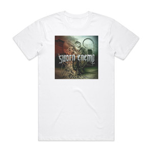 Sworn Enemy Maniacal Album Cover T-Shirt White Sworn Enemy Maniacal Album Cover T-Shirt White