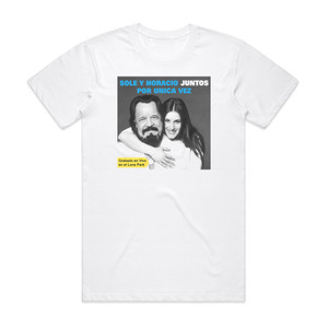 Soledad Juntos Por Nica Vez Album Cover T-Shirt White Soledad Juntos Por Nica Vez Album Cover T-Shirt White