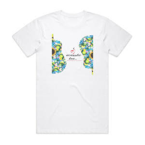 Sabrina I Love Acoustic Too Album Cover T-Shirt White Sabrina I Love Acoustic Too Album Cover T-Shirt White