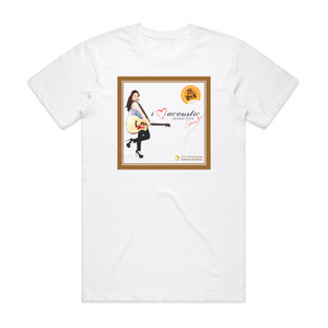 Sabrina I Love Acoustic Album Cover T-Shirt White Sabrina I Love Acoustic Album Cover T-Shirt White