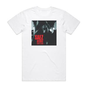 Saez Debbie Album Cover T-Shirt White Saez Debbie Album Cover T-Shirt White