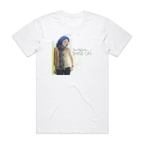 Sarah McLachlan Shine On Album Cover T-Shirt White Sarah McLachlan Shine On Album Cover T-Shirt White