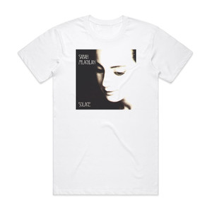 Sarah McLachlan Solace Album Cover T-Shirt White Sarah McLachlan Solace Album Cover T-Shirt White