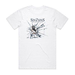 Sin7sinS Perversion Ltd Album Cover T-Shirt White Sin7sinS Perversion Ltd Album Cover T-Shirt White