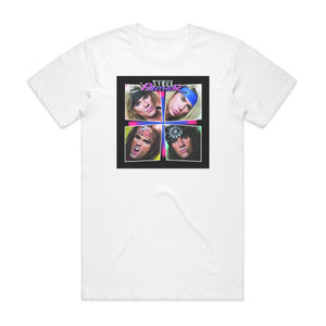 Steel Panther Steel Panther Album Cover T-Shirt White Steel Panther Steel Panther Album Cover T-Shirt White