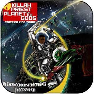 Killah Priest Planet Of The Gods Album Cover Sticker Killah Priest Planet Of The Gods Album Cover Sticker