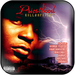 Killah Priest Priesthood Album Cover Sticker Killah Priest Priesthood Album Cover Sticker