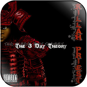 Killah Priest The 3 Day Theory Album Cover Sticker Killah Priest The 3 Day Theory Album Cover Sticker