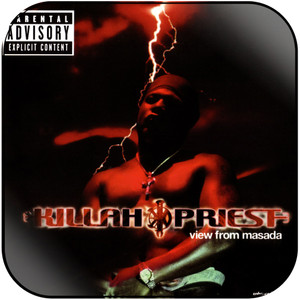 Killah Priest View From Masada Album Cover Sticker Killah Priest View From Masada Album Cover Sticker