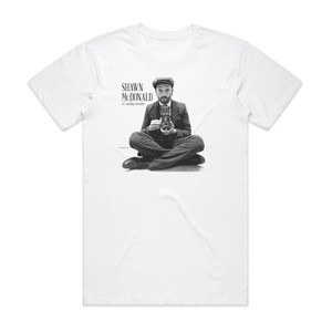 Shawn McDonald The Analog Sessions Album Cover T-Shirt White Shawn McDonald The Analog Sessions Album Cover T-Shirt White