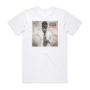 Sizzla Born A King Album Cover T-Shirt White Sizzla Born A King Album Cover T-Shirt White