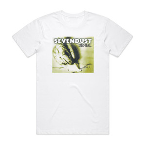 Sevendust Denial 1 Album Cover T-Shirt White