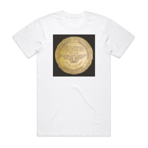 Saxon Decade Of The Eagle The Anthology 19791988 Album Cover T-Shirt White Saxon Decade Of The Eagle The Anthology 19791988 Album Cover T-Shirt White