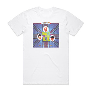 Scooter Back In The Uk The Remixes Album Cover T-Shirt White Scooter Back In The Uk The Remixes Album Cover T-Shirt White