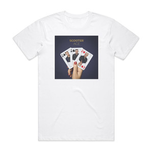 Scooter Ace Album Cover T-Shirt White Scooter Ace Album Cover T-Shirt White