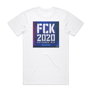 Scooter Fck 2020 1 Album Cover T-Shirt White Scooter Fck 2020 1 Album Cover T-Shirt White