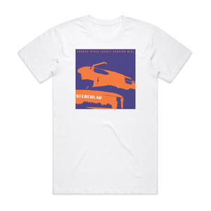 Stereolab French Disko Album Cover T-Shirt White Stereolab French Disko Album Cover T-Shirt White