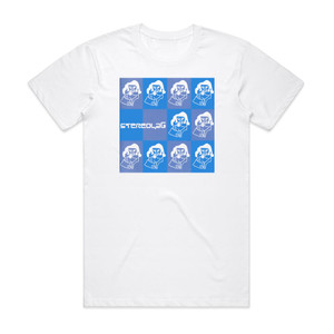 Stereolab Stereolab Sampler Album Cover T-Shirt White Stereolab Stereolab Sampler Album Cover T-Shirt White