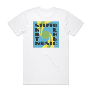 Stereolab Not Music 1 Album Cover T-Shirt White Stereolab Not Music 1 Album Cover T-Shirt White