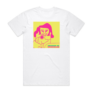 Stereolab Switched On 1 Album Cover T-Shirt White Stereolab Switched On 1 Album Cover T-Shirt White