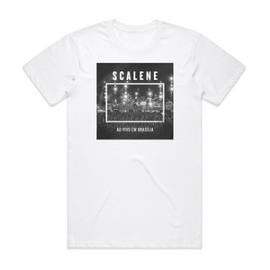 Scalene Ao Vivo Em Braslia Album Cover T-Shirt White Scalene Ao Vivo Em Braslia Album Cover T-Shirt White
