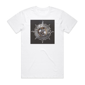 Saratoga Vientos De Guerra Album Cover T-Shirt White Saratoga Vientos De Guerra Album Cover T-Shirt White