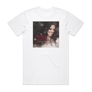 Shelly E Johnson Christmas Is Beautiful 1 Album Cover T-Shirt White Shelly E Johnson Christmas Is Beautiful 1 Album Cover T-Shirt White