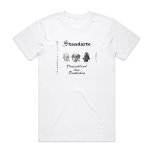 Standarte White Technobeat Vol 2 Album Cover T-Shirt White