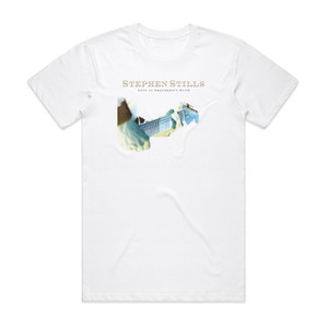 Stephen Stills Live At Shepherds Bush Album Cover T-Shirt White Stephen Stills Live At Shepherds Bush Album Cover T-Shirt White