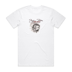 Stephen Stills Man Alive Album Cover T-Shirt White Stephen Stills Man Alive Album Cover T-Shirt White