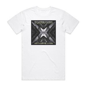 Sequential Dreams Metamorphic Waves Album Cover T-Shirt White Sequential Dreams Metamorphic Waves Album Cover T-Shirt White