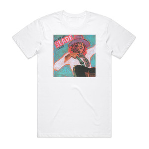 Slade We Are All Crazy Album Cover T-Shirt White Slade We Are All Crazy Album Cover T-Shirt White